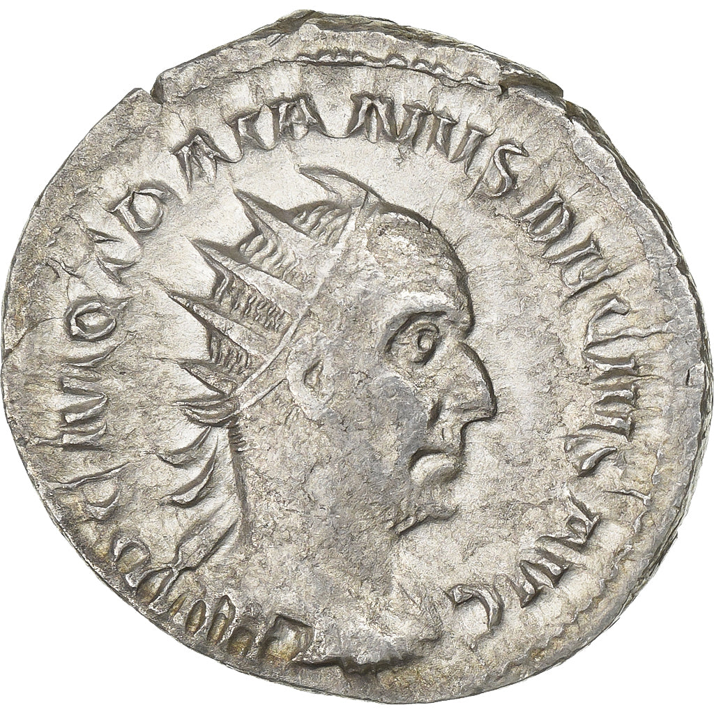 Trajan Decius, Antoninianus, 249-251, Rome, Plata, MBC, RIC:28b