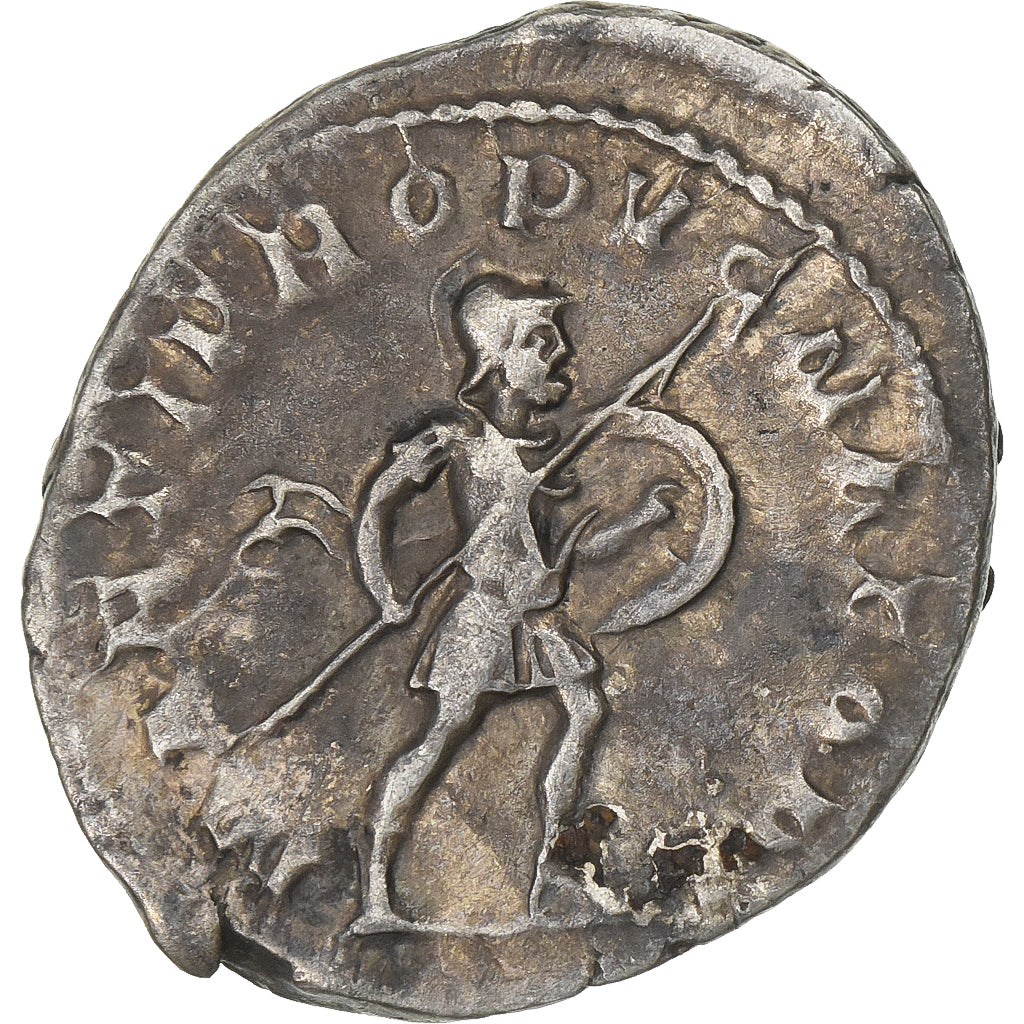 Hostilian, Antoninianus, 251, Rome, Billon, SS+, RIC:177b