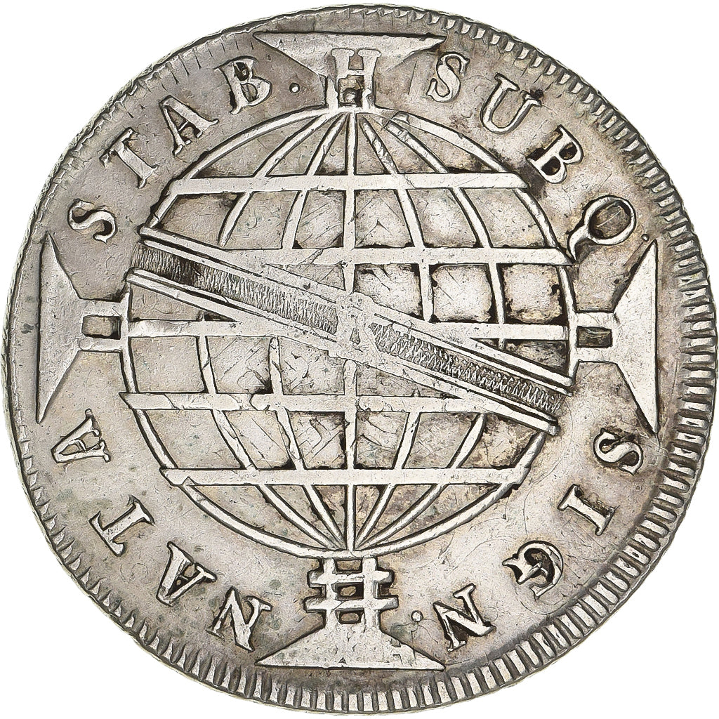 Brazil, João VI, 960 Reis, 1813, Rio de Janeiro, Overstruck, Silver, VF(30-35)