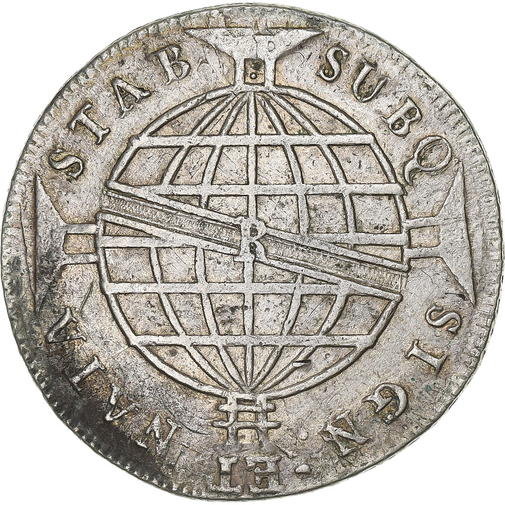 Brazil, João VI, 960 Reis, 1813, Rio de Janeiro, Overstruck, Silver, EF(40-45)