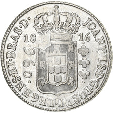 Brazil, João VI, 960 Reis, 1816, Uncertain mint, Overstruck, Silver, VF(30-35)
