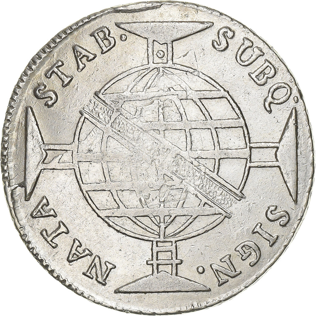 Brazylia, João VI, 960 Reis, 1816, Rio de Janeiro, Overstruck, Srebro