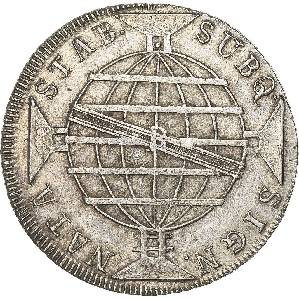 Brasilien, João VI, 960 Reis, 1816, Rio de Janeiro, Overstruck, Silber, SS+