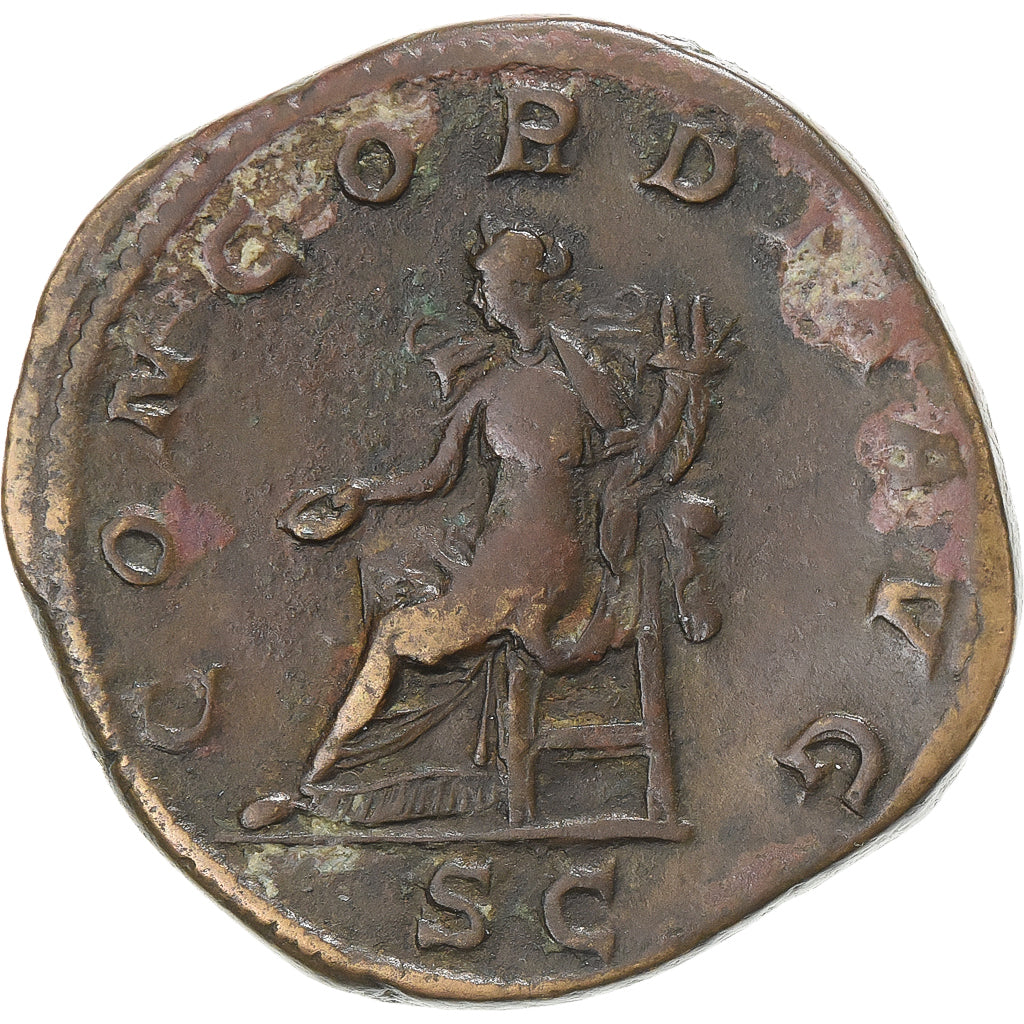 Gordian III, Sestertius, 240, Rome, Bronze, VF(30-35), RIC:268