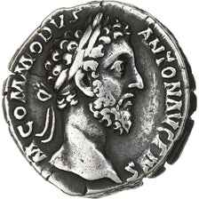 Commodus, Denarius, 183-184, Rome, Silver, EF(40-45), RIC:84
