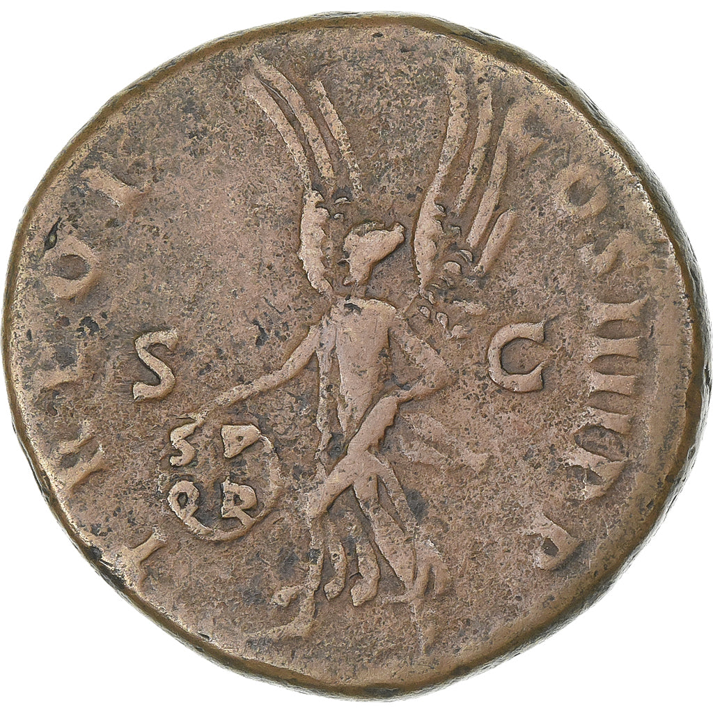 Trajan, As, 101-102, Rome, Bronce, BC+, RIC:434