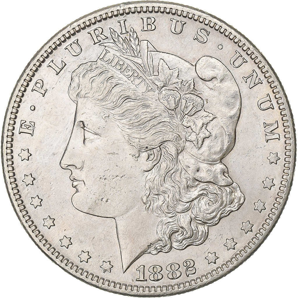 United States, 1 Dollar, Morgan, 1882, San Francisco, Silver, MS(60-62)