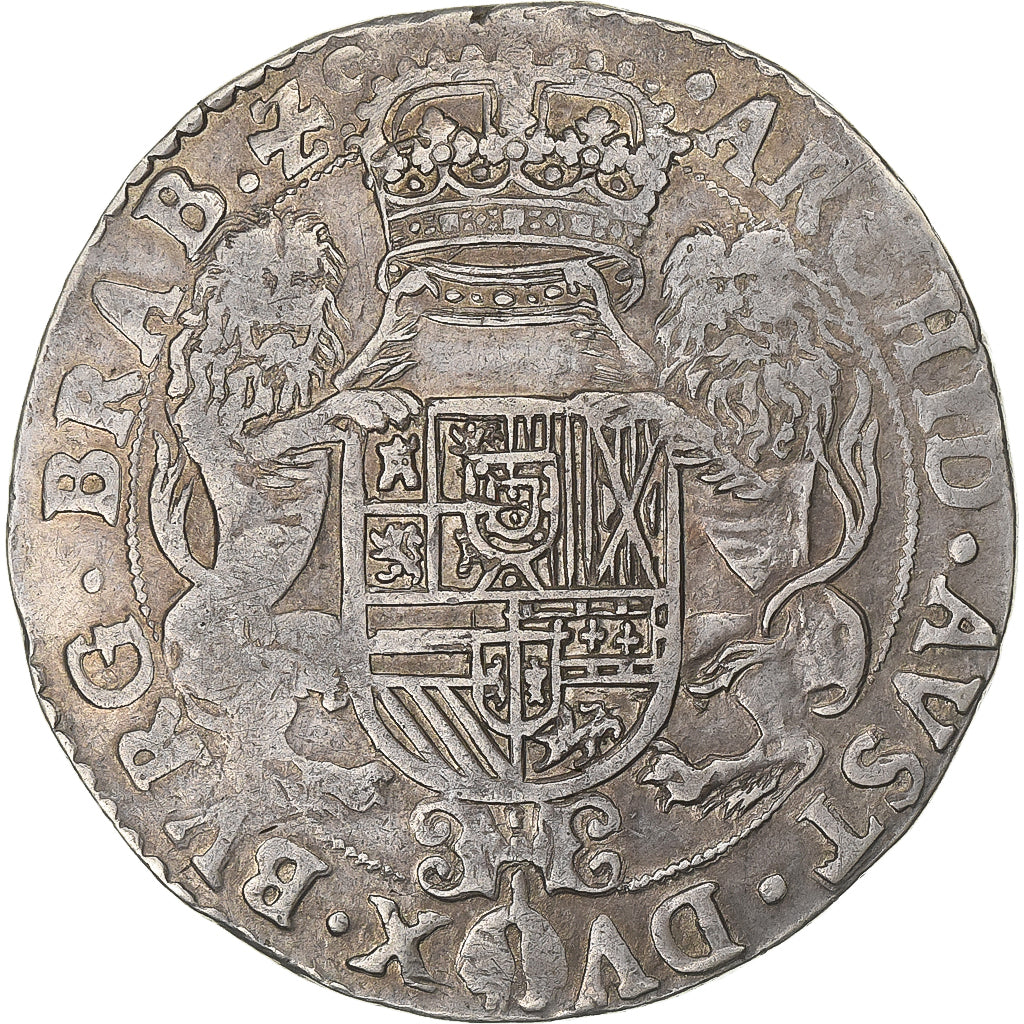 Spanish Netherlands, Philip IV, Ducaton, 1640, Antwerp, Silver, EF(40-45)