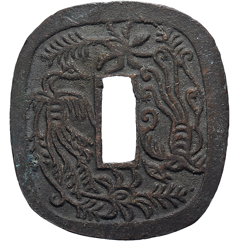 Japon, Province de Dewa, 100 Mon, Tsuba Sen, 1863-1866, Akita, Bronze, TTB+