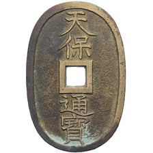 Japan, 100 Mon, Tempo Tsuho, (1835-1870), Bronze, EF(40-45)