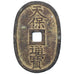 Japan, 100 Mon, Tempo Tsuho, (1835-1870), Bronze, EF(40-45)