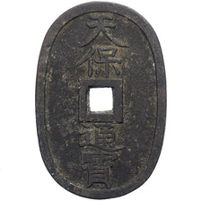 Japan, 100 Mon, Tempo Tsuho, (1835-1870), Bronze, EF(40-45)
