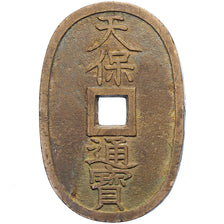 Japan, 100 Mon, Tempo Tsuho, (1835-1870), Bronze, EF(40-45)
