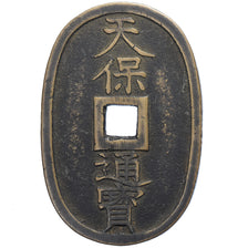 Japan, 100 Mon, Tempo Tsuho, (1835-1870), Bronze, EF(40-45)