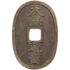 Japan, 100 Mon, Tempo Tsuho, (1835-1870), Bronze, EF(40-45)
