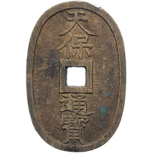 Japan, 100 Mon, Tempo Tsuho, (1835-1870), Bronze, EF(40-45)