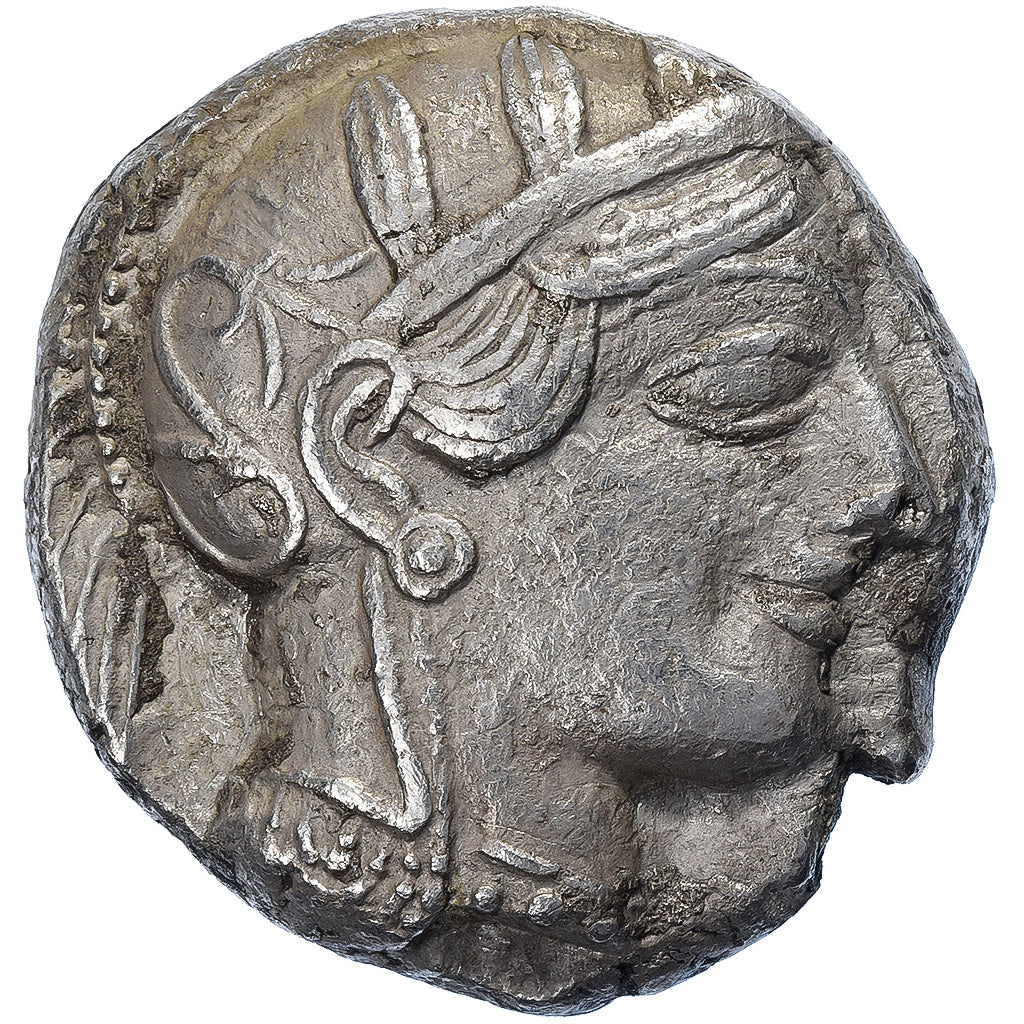 Attica, Tetradrachm, ca. 454-404 BC, Athens, Silver, AU(50-53), SNG-Cop:31-40