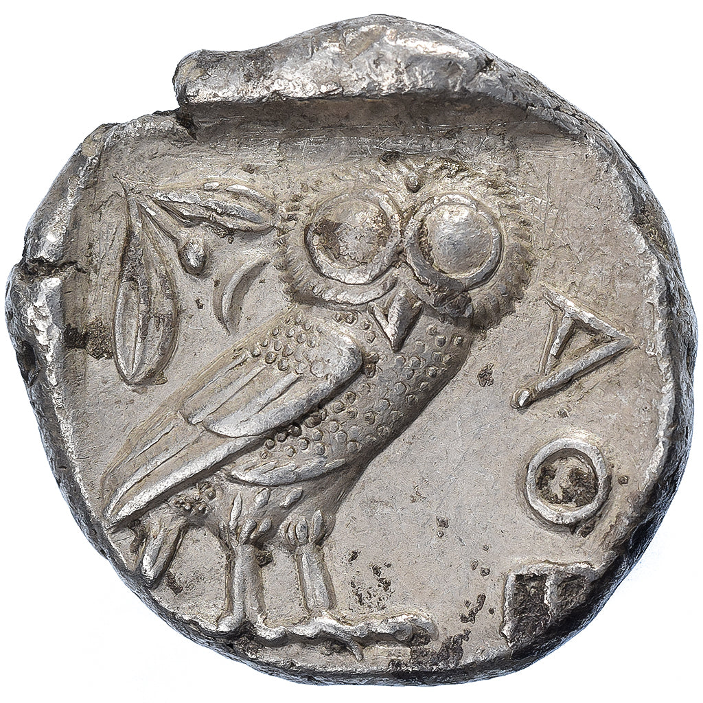Attica, Tetradrachm, ca. 454-404 BC, Athens, Silver, AU(50-53), SNG-Cop:31-40