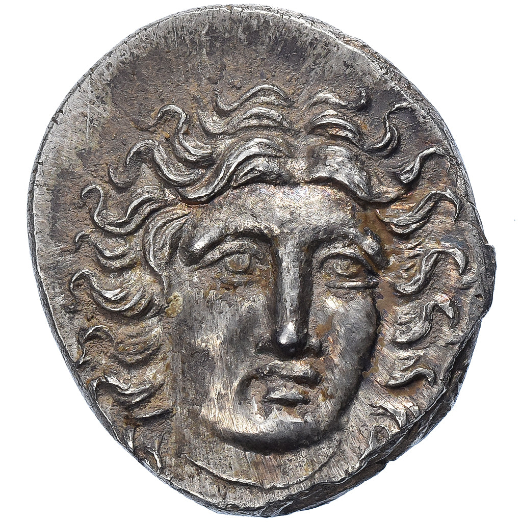 Thessaly, Perseus, Drachm, ca. 175-168 BC, Uncertain mint, Silver, AU(55-58)
