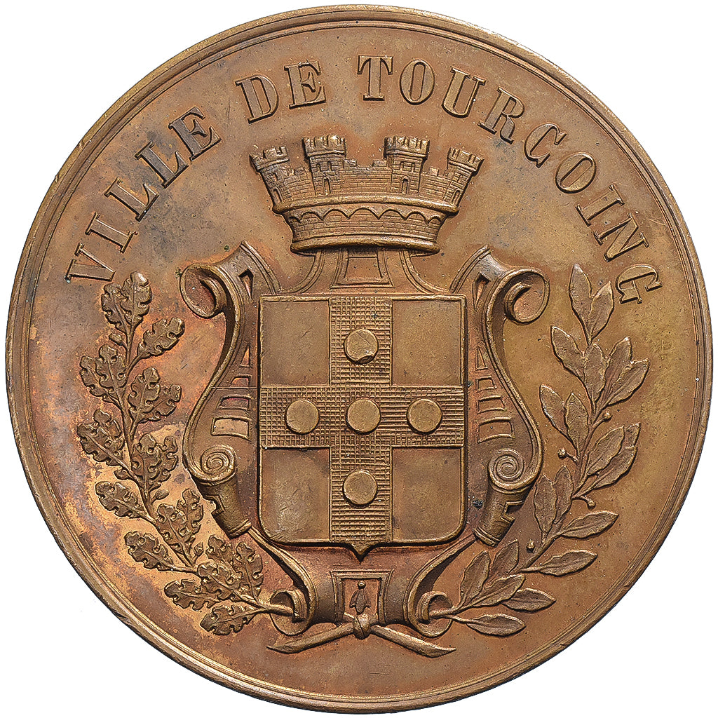 Francia, medaglia, Ville de Tourcoing, n.d., Bronzo, SPL