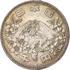 Japan, 1000 Yen, 1964 Summer Olympics, Tokyo, 1964, Silber, VZ+