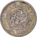 Japon, Meiji, 50 Sen, 1899, Argent, TTB+