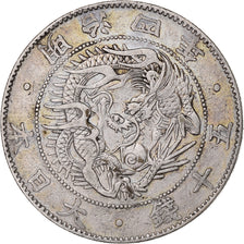 Japan, Meiji, 50 Sen, 1871, Silber, SS+