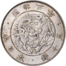 Giappone, Meiji, 50 Sen, 1870, Argento, BB+