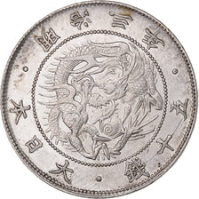 Giappone, Meiji, 50 Sen, 1870, Argento, BB+