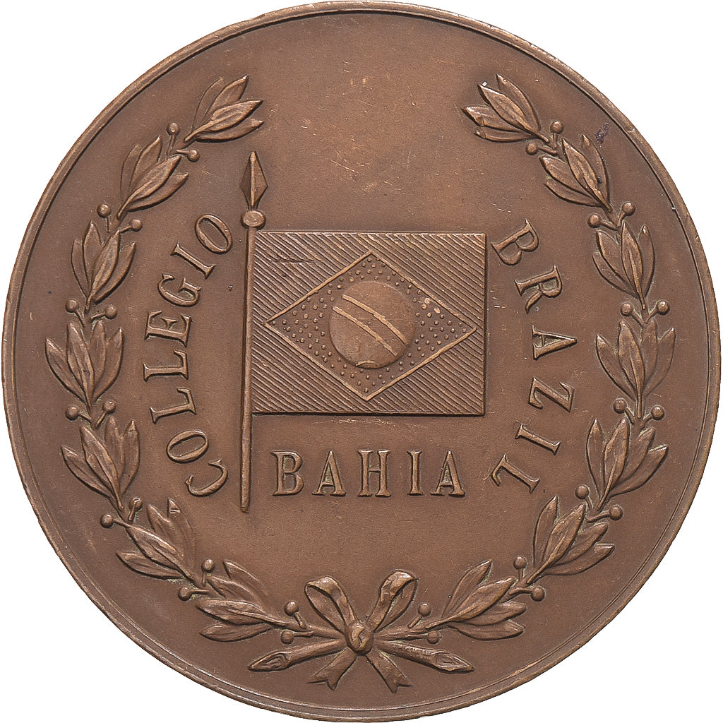 Brazil, Medal, Collegio Bahia, Brazil, Merito, Bronze, AU(55-58)