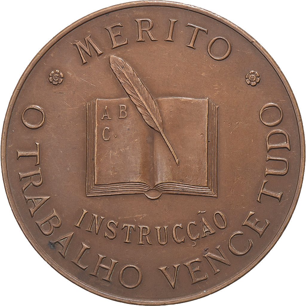 Brazil, Medal, Collegio Bahia, Brazil, Merito, Bronze, AU(55-58)