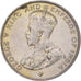 Insediamenti dello Stretto, George V, 50 Cents, 1920, Bombay, Argento, BB+