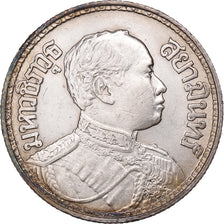 Thailandia, Rama VI, Baht, 2458 (1915), Argento, SPL