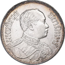 Thailandia, Rama VI, Baht, 2460 (1917), Argento, SPL