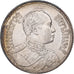 Thailand, Rama VI, Baht, 2460 (1917), Silber, VZ+