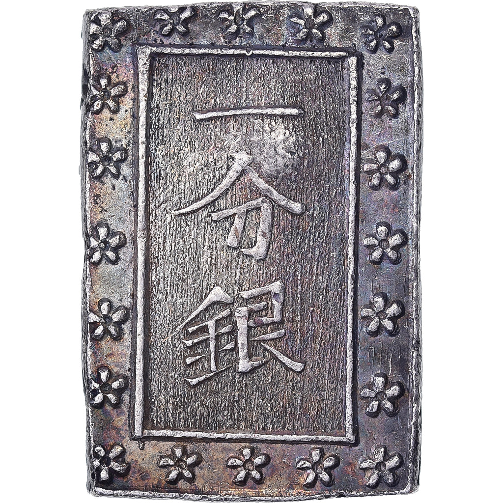 Japan, 1 Bu, Tenpo Era, 1837-1854, Edo, Silver, AU(55-58)
