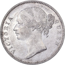 East India Company, Victoria, 1 Rupee, 1840, Silver, MS(60-62), KM:458