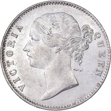 East India Company, Victoria, 1 Rupee, 1840, Prata, AU(55-58), KM:458