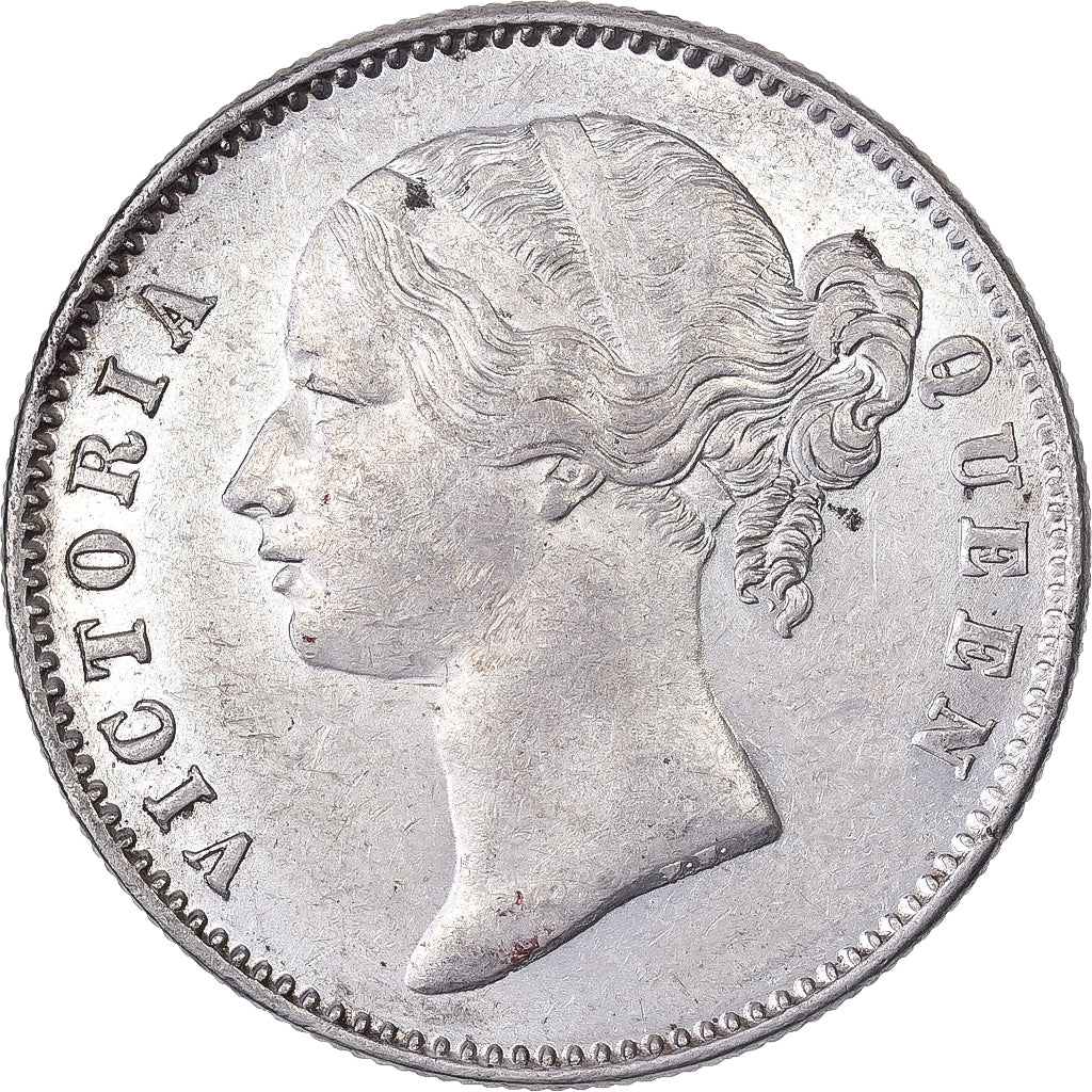 East India Company, Victoria, 1 Rupee, 1840, Plata, EBC, KM:458