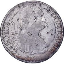 Mexique, Charles IV, 8 Reales, 179[?], Mexico City, Chopmarked, Argent, TB+