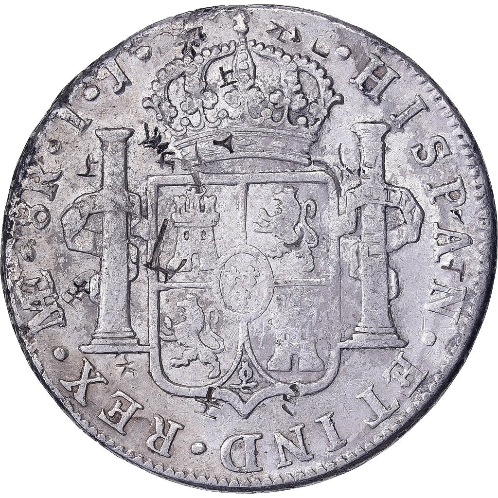 Pérou, Charles IV, 8 Reales, 1800, Lima, Chopmarked, Argent, TB+