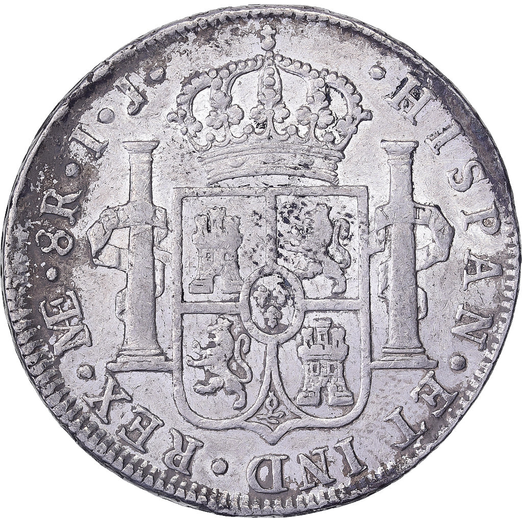 Peru, Carlos IV, 8 Reales, 1798, Lima, Silver, VF(30-35)