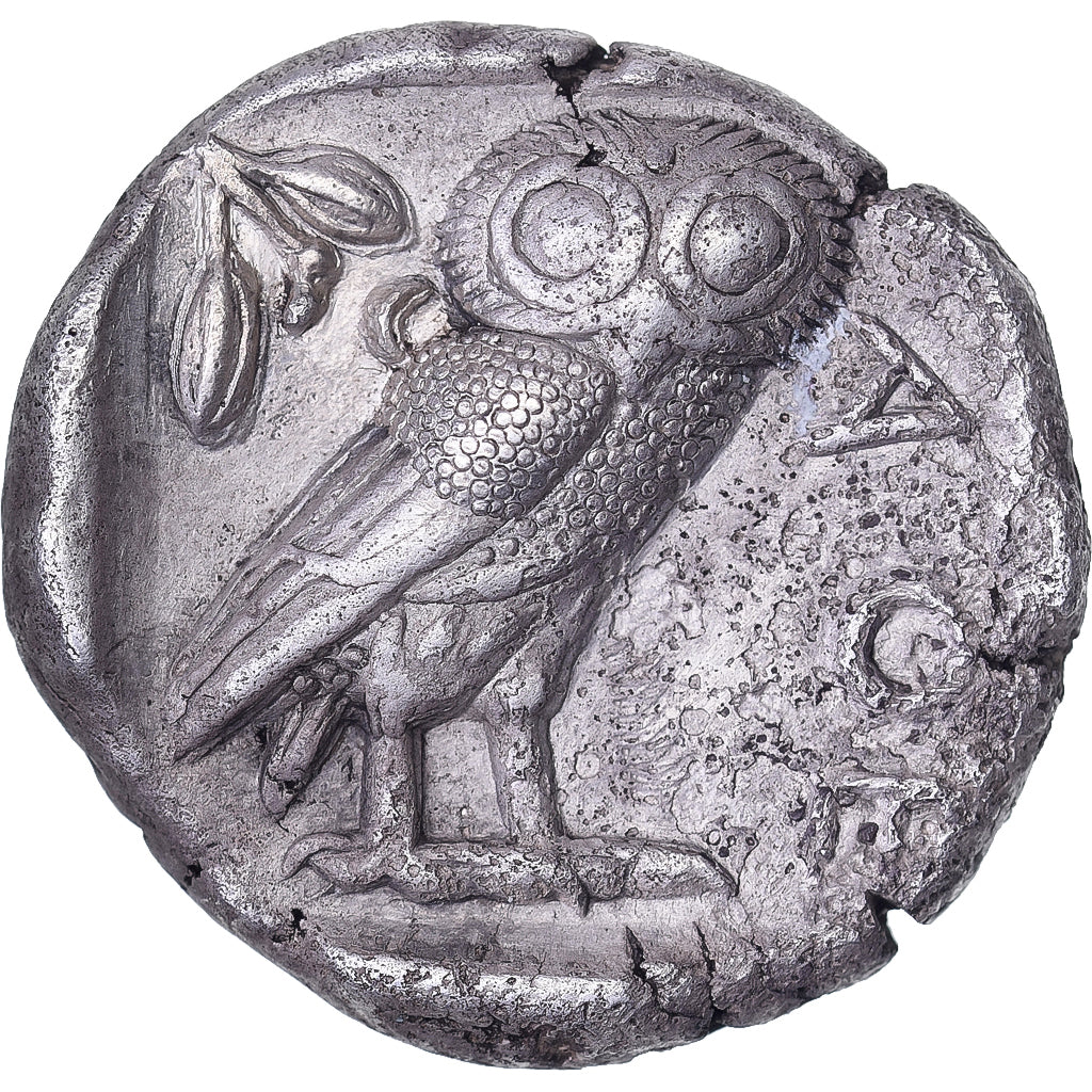 Attyka, Tetradrachm, ca. 460-454 BC, Athens, Imitacja, Srebro, AU(55-58)