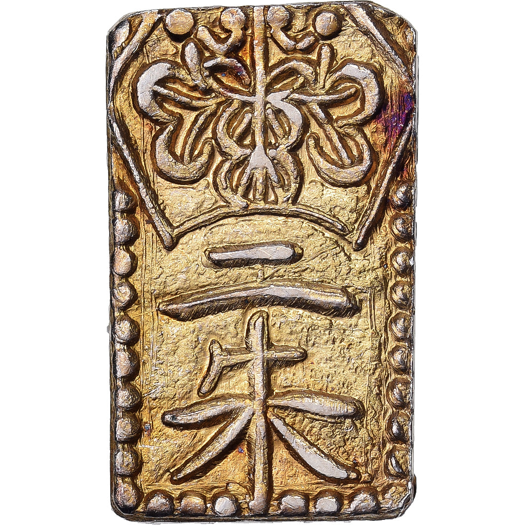 Japan, Kōmei, 2 Shu, Manen, 1860-1869, Edo, Electrum, AU(55-58)