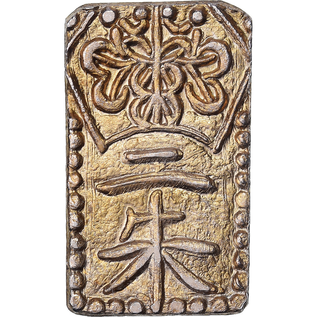 Japan, Kōmei, 2 Shu, Manen, 1860-1869, Edo, Electrum, AU(55-58)