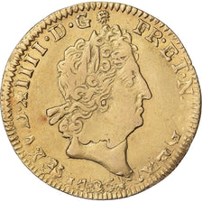 Frankrijk, Louis XIV, Louis d'or aux insignes, 1705, Rennes, reformed, Goud, ZF