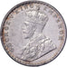 British India, George V, 1 Rupee, 1919, Silver, AU(55-58)