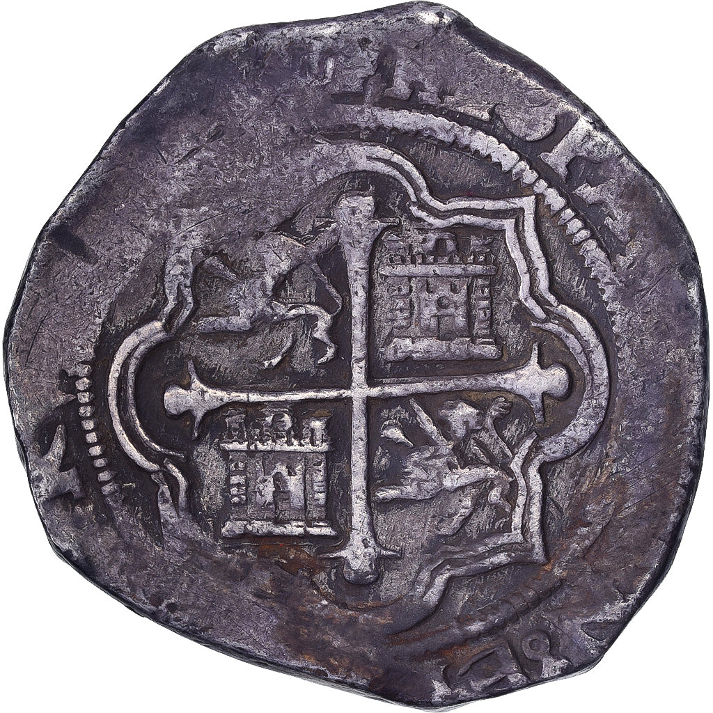 Mexico, Philip III, 8 Reales, 1598-1621, Mexico City, Silver, AU(50-53)