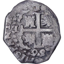 Peru, Charles II, 1 Réal, 1699, Lima, COB, Silver, AU(50-53)