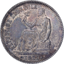 Spain, 1 Peseta, 1933, Madrid, Silver, MS(60-62)